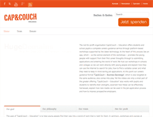 Tablet Screenshot of capandcouch-education.com